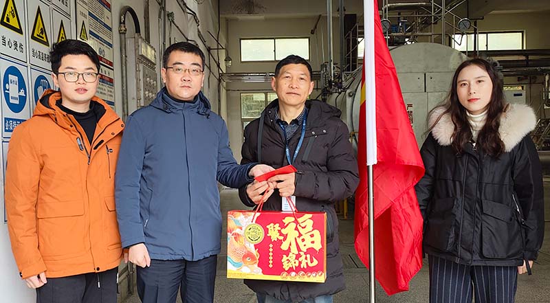 春節(jié)慰問送溫暖，歲寒情深暖人心